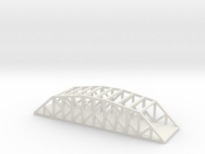 1/700 Scale K Truss Bridge in White Natural Versatile Plastic