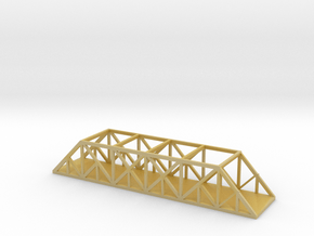 1/700 Scale Through Baltimore Truss Bridge in Tan Fine Detail Plastic