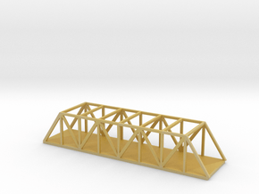 1/700 Scale Through Warren Truss Bridge in Tan Fine Detail Plastic