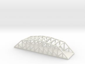1/350 Scale K Truss Bridge in White Natural Versatile Plastic