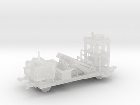 N Scale Magnet Pick Up Machine, MOW Tie Gang in Clear Ultra Fine Detail Plastic
