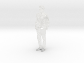 Printle F Bill Clinton - 1/72 - wob in Clear Ultra Fine Detail Plastic