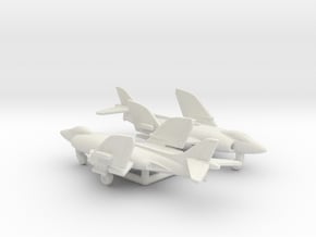 Supermarine Scimitar (folded wings) in White Natural Versatile Plastic: 6mm