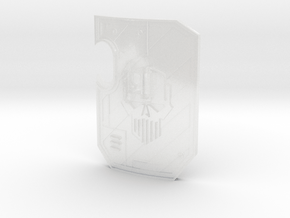 Iron Heads - Terminator Wall Shields in Clear Ultra Fine Detail Plastic: Small
