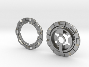 Steel Wheel - Fractal in Natural Silver