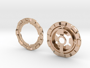 Steel Wheel - Fractal in 9K Rose Gold 