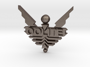 Oolite Pin (one inch) in Polished Bronzed Silver Steel