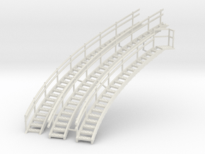 model 42 staircase 3 ring in White Natural Versatile Plastic