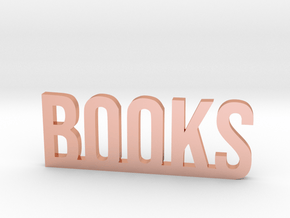 Books in Polished Copper