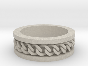 Flat Chain Ring in Natural Sandstone