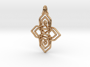 Compass Knot  in Polished Bronze
