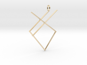 Rune : Help giving up bad habits in 14k Gold Plated Brass