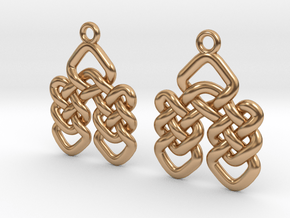 Duo knot in Polished Bronze