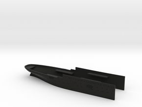 1/600 RMS Carpathia Stern Waterline in Black Smooth Versatile Plastic