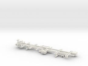 DAF MB200 bus chassis in White Natural Versatile Plastic