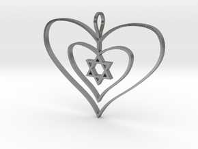 Alba's Heart-01 in Natural Silver