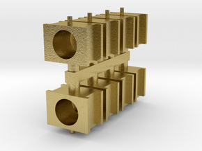 SS1200/NS6000 bogie lagers in Natural Brass