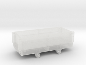 Penrhyn Railway fullersite wagon version 1 009 in Clear Ultra Fine Detail Plastic