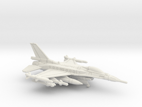 F-16V Viper (Loaded) in White Natural Versatile Plastic: 6mm