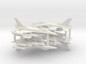 F-16V Viper (Loaded) in White Natural Versatile Plastic: 1:400