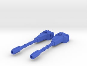 TF Micromaster Anti Aircraft Base Guns in Blue Smooth Versatile Plastic: Small