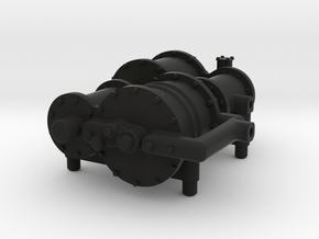 G Scale Air Compressor in Black Smooth Versatile Plastic