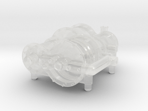 G Scale Air Compressor in Clear Ultra Fine Detail Plastic