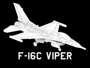 F-16C Viper (Clean) in White Natural Versatile Plastic: 1:220 - Z