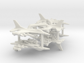 F-16C Viper (Loaded) in White Natural Versatile Plastic: 1:700