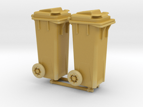 Kliko garbage can - 1:50 - 2X in Tan Fine Detail Plastic