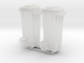 Kliko garbage can - 1:50 - 2X in Clear Ultra Fine Detail Plastic