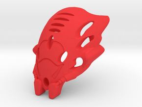 Kanohi Omulo Mask of dissolution in Red Smooth Versatile Plastic