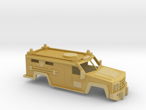 1/64 Armored Truck Body in Tan Fine Detail Plastic