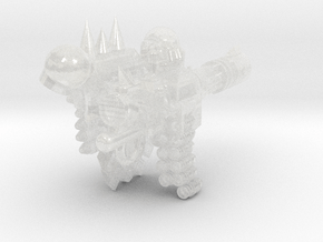 Chaos Rip Cannon wPacks (SM) in Clear Ultra Fine Detail Plastic: Small