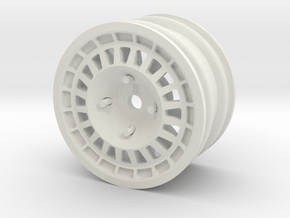 Tamiya Toyota Celica front rim in White Natural Versatile Plastic