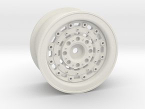 Custom Wheel for FMS Hummer H1 in White Natural Versatile Plastic