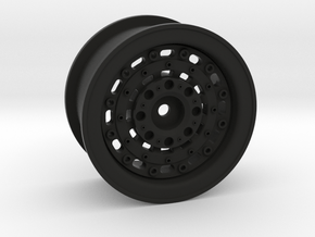 Custom Wheel for FMS Hummer H1 in Black Premium Versatile Plastic
