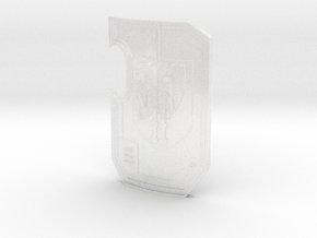 Executioners - Marine Boarding Shields in Clear Ultra Fine Detail Plastic: Small