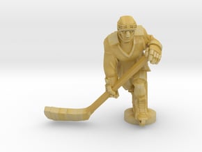 Table Hockey Player in Tan Fine Detail Plastic