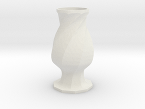 RF Vase 1 in White Natural Versatile Plastic