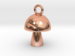 Mushroom in Polished Copper
