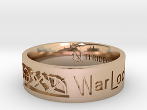WarLock Ring in 9K Rose Gold 