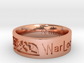 WarLock Ring in Polished Copper