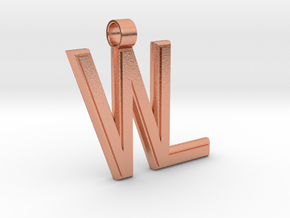 WarLock Pendant in Natural Copper