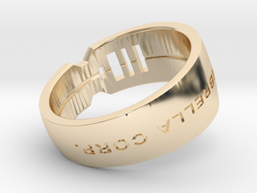 Umbrella Corporation Ring-2 in 9K Yellow Gold : 12 / 66.5