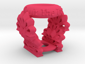 "Quit the Typical" Pendant in Pink Smooth Versatile Plastic