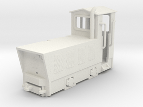 FR Hunslet diesel locomotive NO. 9349 Moel Yr Hydd in White Natural Versatile Plastic