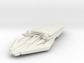 Klingon 'etlh Class 1/10000 Attack Wing in White Natural Versatile Plastic
