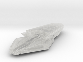 Klingon 'etlh Class 1/10000 Attack Wing in Clear Ultra Fine Detail Plastic