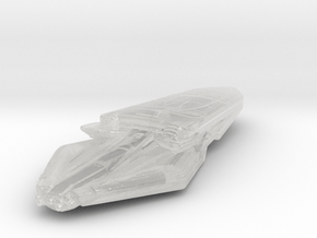 Klingon 'etlh Class 1/15000 Attack Wing in Clear Ultra Fine Detail Plastic